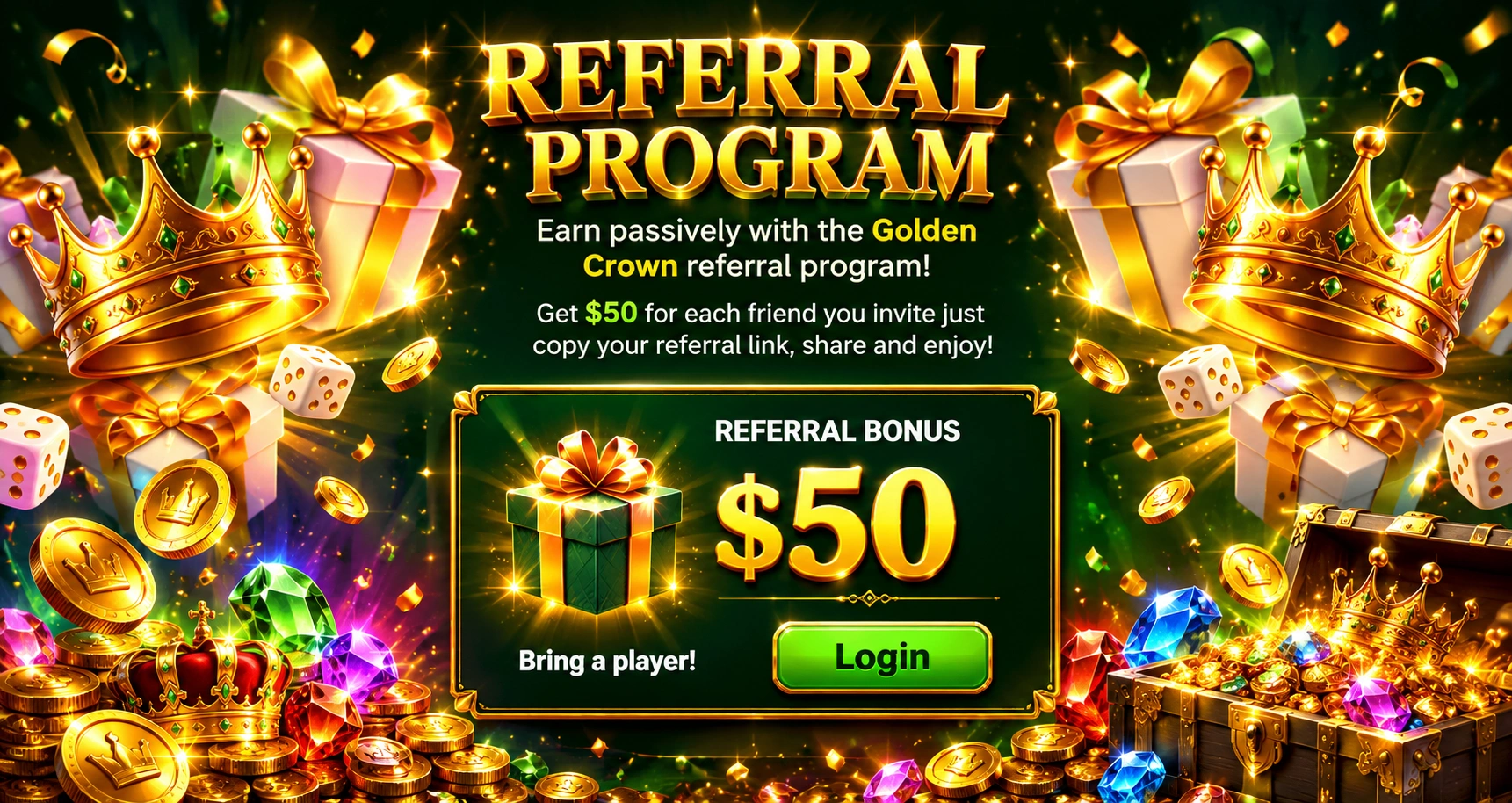 Golden Crown bonus roadmap