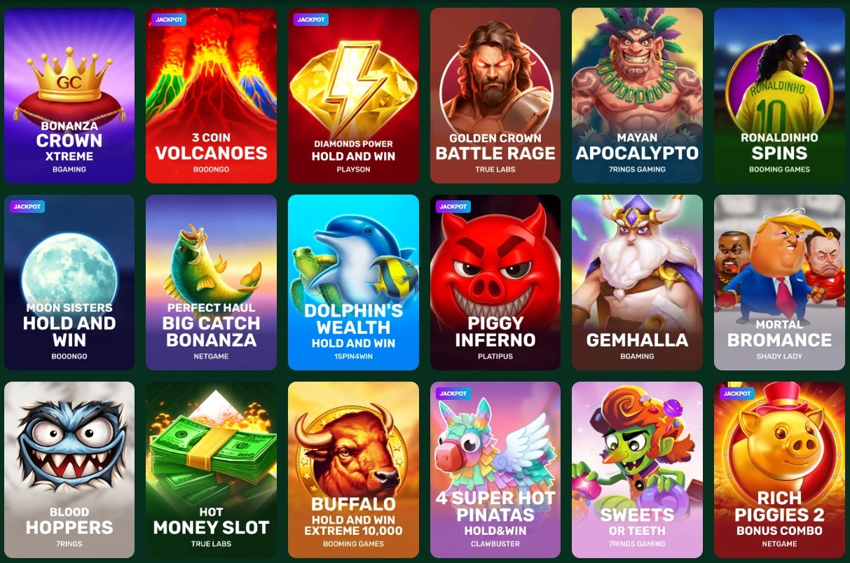 Golden Crown desktop and mobile experience